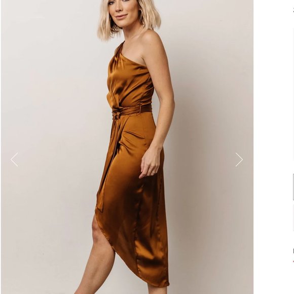 NWT Baltic Born Celia One Shoulder Midi Dress - Picture 5 of 9
